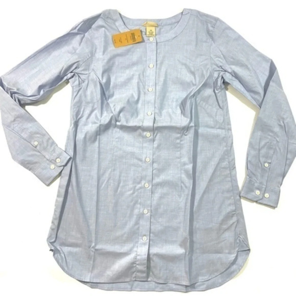 New Duluth Wrinkle Fighter Tunic Shirt Blue Size XS - Picture 1 of 5